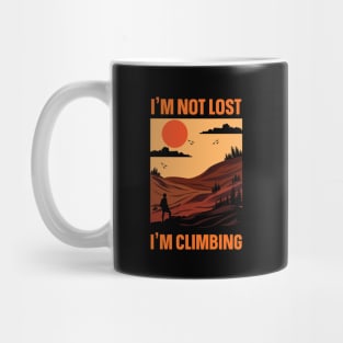 Rock Climbing Mountain Climber Bouldering Mug